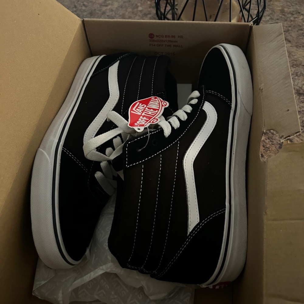 Brand new men’s ward high vans.